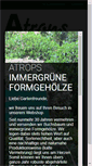 Mobile Screenshot of baumschule-atrops.de